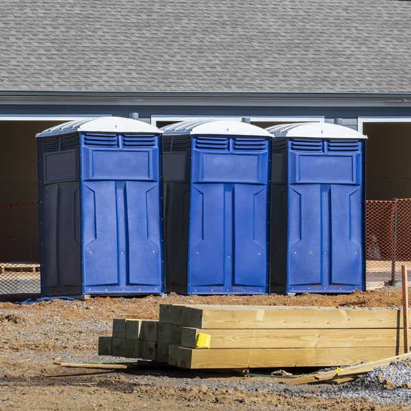 are there any additional fees associated with porta potty delivery and pickup in Woodville MA